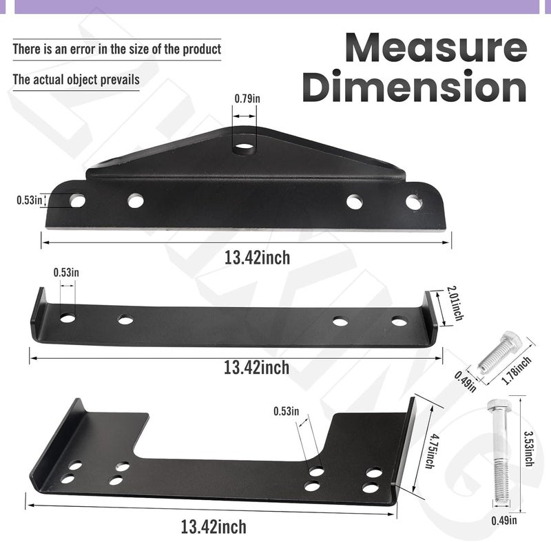 ZHIXING 79202300 70705000 Hitch Kit Compatible with A-Riens Gravely Exmark 109-6245, 109-9487, 9242, 70760800, 992239, 992240, for Pro Master 270, 260, 250 and ZT HD XL IZ CZ 100Z 200Z Series Lawn Mower - Image 2